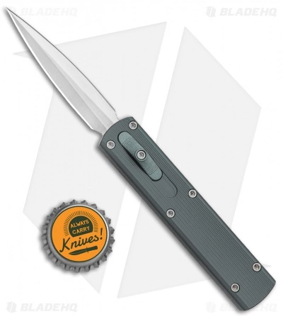 D Rocket Designs Zulu Spear D/A OTF Automatic Knife Gray (2.8" Satin) 6 D Rocket Designs Zulu Spear D/A OTF Automatic Knife Gray (2.8" Satin) - Image 4