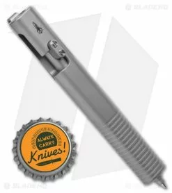 D Rocket Designs Oval V2 Pen Titanium Shorty (Gray) -Avokelavavat Sales Store D Rocket Designs Oval V2 Pen Titanium Shorty Gray BHQ 119993 LS Bottlecap