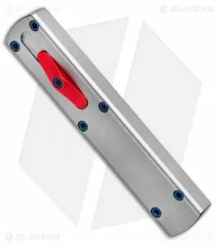 D Rocket Designs Zulu Spear D/A OTF Automatic Knife Gray/Red Button (2.8" Satin) -Avokelavavat Sales Store D Rocket Desings Zulu Spear OTF Automatic Knife Gray Red Button BHQ 95153 ns.spine