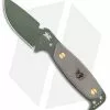 DPx Gear HEST Original Fixed Blade Knife Green Micarta (3.75" OD Green)