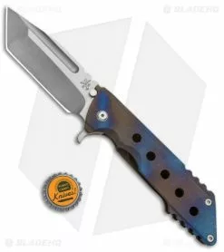 DSK Tactical Kickstand Frame Lock Knife Flamed Titanium (4.5" Tanto) -Avokelavavat Sales Store DSK Tactical Kickstand FL Flamed Tanto BHQ 89726 jr bottlecap