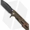 DSK Tactical Kickstand Frame Lock Knife Window Bronze Ti (4.5" Tanto) -Avokelavavat Sales Store DSK Tactical Kickstand FL Window Bronze Ti Tanto BHQ 89727 jr
