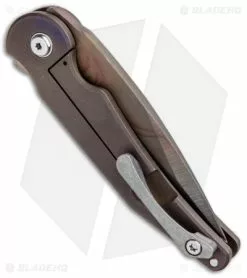 DSK Tactical Prick Frame Lock Knife Milled Flamed Ti (3.25" Tanto) 9 DSK Tactical Prick Frame Lock Knife Milled Flamed Ti (3.25" Tanto) -Avokelavavat Sales Store DSK Tactical Prick FL Milled Heat Ano Ti Tanto BHQ 89750 jr side