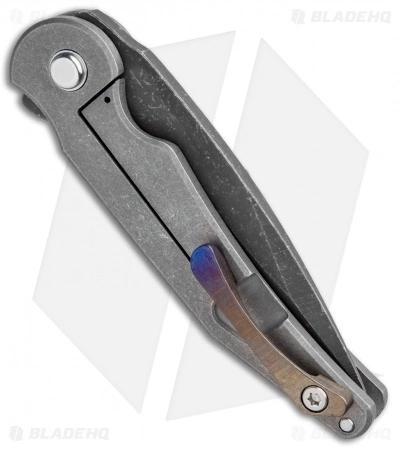 DSK Tactical Prick Frame Lock Knife Milled Ti (3.25" Tanto) ASW 5 DSK Tactical Prick Frame Lock Knife Milled Ti (3.25" Tanto) ASW - Image 3