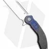 DSK Tactical VX-P Knife Blue Grid Titanium/Carbon Fiber (4.25" Satin)