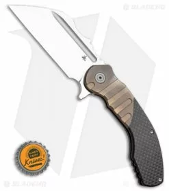 DSK Tactical VX-P Knife Bronze Groove Titanium/Carbon Fiber (4.25" Satin) 9 DSK Tactical VX-P Knife Bronze Groove Titanium/Carbon Fiber (4.25" Satin) -Avokelavavat Sales Store DSK Tactical VX P Knife Bronze Groove Titanium Carbon Fiber 4.25in Satin BHQ 115442 LS Bottlecap