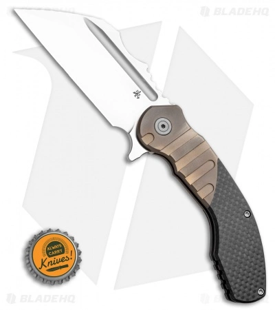 DSK Tactical VX-P Knife Bronze Groove Titanium/Carbon Fiber (4.25" Satin) 6 DSK Tactical VX-P Knife Bronze Groove Titanium/Carbon Fiber (4.25" Satin) - Image 4