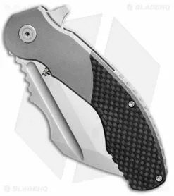 DSK Tactical VX-P Knife Titanium/Carbon Fiber (3.6" Satin) -Avokelavavat Sales Store DSK Tactical VX P Knife Titanium Carbon Fiber 4.25in Satin BHQ 115429 LS Spine