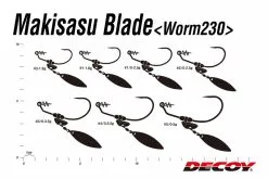 Decoy Worm230G Makisasu Blade Gold -Avokelavavat Sales Store DW230G1025r 5