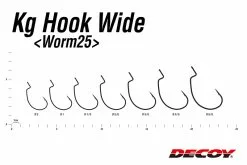 Decoy Worm 25kg Hook Wide (7pcs) 9 Decoy Worm 25kg Hook Wide (7pcs) -Avokelavavat Sales Store DW25W20r 4