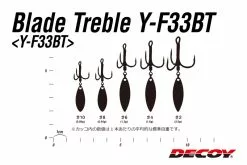 Decoy Blade Treble Y-F33BT -Avokelavavat Sales Store DYF33BT2r 3