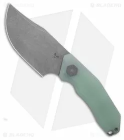 Damned Designs Cerberus Fixed Blade Knife Jade G-10 (4" SW)