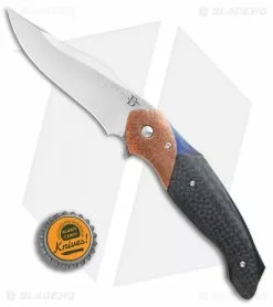 Broadwell Studios David Broadwell Custom Tactical Flipper Knife Carbon Fiber/Cu (Hand Satin) -Avokelavavat Sales Store David Broadwell Custom Tactical cf cu hand satin BHQ 75794 er bottlecap