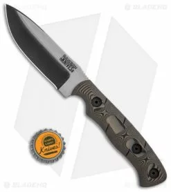 Dawson Knives Huntsman Fixed Blade Knife Black/Tan G-10 (4.1" Specter) -Avokelavavat Sales Store Dawson Knives Huntsman Tan Black G 10 Specter BHQ 125305 jr bottlecap