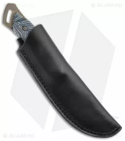 Dew Hara Custom Bush Craft Fixed Blade Knife Damascus G-10 (3.5" Bronzewashed) 8 Dew Hara Custom Bush Craft Fixed Blade Knife Damascus G-10 (3.5" Bronzewashed) -Avokelavavat Sales Store Dew Hara Custom Bush Craft Fixed Blade Damascus G 10 Bronzewashed BHQ 177320 jr sheath