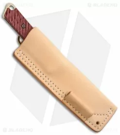 Dew Hara Custom D1 Fixed Blade Knife Pakkawood (4.1" Bronze Satin) -Avokelavavat Sales Store Dew Hara Custom D1 Fixed Blade Packer Wood TT Bronze BHQ 177322 jr sheath