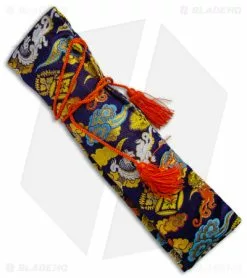 Dew Hara Custom Knives Dew Hara Custom Homura Fixed Blade Knife Blue/Green Stainless (4.5" Mirror) -Avokelavavat Sales Store Dew Hara Custom HOMURA Fixed Blade Stainless Handle BHQ 156947 jr case