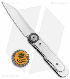 Dew Hara Custom Knives Infinity Liner Lock Knife Stainless Steel (3.1" Mirror) -Avokelavavat Sales Store Dew Hara Custom Infinity Stainless handle Mirror BHQ 156940 jr bottlecap