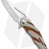 Dew Hara Custom Kisaragi Liner Lock Knife Ti/Wood (2.6" Mirror) -Avokelavavat Sales Store Dew Hara Custom Kisaragi Flipper Knife Ti Wood Mirror BHQ 71575 jr