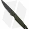 Dirty Bird Knives Aguila Fixed Blade Knife OD Green G-10 (3.37" Stonewash) -Avokelavavat Sales Store Dirty Bird Aguila OD Green 3in Stonewash BHQ 141319 td