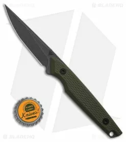 Dirty Bird Knives Aguila Fixed Blade Knife OD Green G-10 (3.37" Stonewash) -Avokelavavat Sales Store Dirty Bird Aguila OD Green 3in Stonewash BHQ 141319 td size