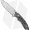 Dirty Bird Knives Chingaso Fixed Blade Knife Black Canvas Micarta (4" Satin)