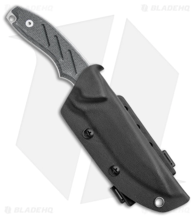 Dirty Bird Knives Chingaso Fixed Blade Knife Black Canvas Micarta (4" Satin) 5 Dirty Bird Knives Chingaso Fixed Blade Knife Black Canvas Micarta (4" Satin) - Image 3