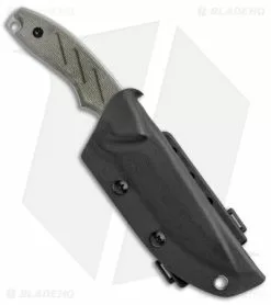 Dirty Bird Knives Chingaso Fixed Blade Knife OD Green Micarta (4" Stonewash) -Avokelavavat Sales Store Dirty Bird Chingaso Fixed Blade Green Canvas Micarta SW BHQ 173586 jr sheath