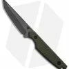 Dirty Bird Knives Dirty Bird Kwaiken Fixed Blade Knife OD Green G-10 (3.5" Stonewash)