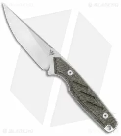 Dirty Bird Knives Fox MODIII Fixed Blade Knife OD Green Micarta (3.8" Satin)