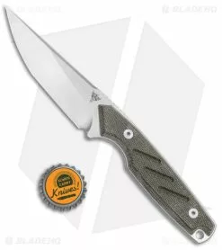 Dirty Bird Knives Fox MODIII Fixed Blade Knife OD Green Micarta (3.8" Satin) -Avokelavavat Sales Store Dirty Bird MODIII Fixed Blade Green Canvas Micarta Satin BHQ 173593 jr bottlecap