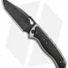 Diskin Revolution D/A Tanto Automatic Knife Ti/CF (Black 3.75) Lightning Strike -Avokelavavat Sales Store Diskin Revolution DA Tanto Auto Ti Lightning Strike CF Black BHQ 147778 jr