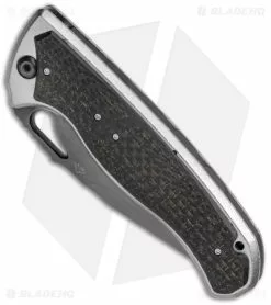 Diskin Revolution D/A Tanto Automatic Knife Ti/CF (Black 3.75) Lightning Strike -Avokelavavat Sales Store Diskin Revolution DA Tanto Auto Ti Lightning Strike CF Black BHQ 147778 jr spine