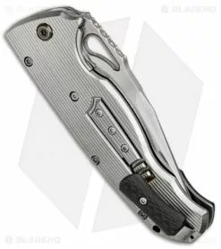 Diskin Revolution D/A Tanto Automatic Knife Ti/Carbon Fiber (3.75" Polished) -Avokelavavat Sales Store Diskin Revolution DA Tanto Ti CF polished BHQ 78466 er side