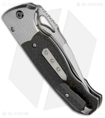 Diskin Revolution D/A Tanto Automatic Knife Ti/Marbled CF (3.75" Satin) 5 Diskin Revolution D/A Tanto Automatic Knife Ti/Marbled CF (3.75" Satin) - Image 3