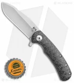 Doc Shiffer Knives Doc Shiffer Designated Marksman Knife Carbon Fiber Flipper (2.75" Plain) -Avokelavavat Sales Store Doc Shiffer Designated Marksman Knife Carbon Fiber Flipper 2.75 Plain BHQ 119830 LS Bottlecap