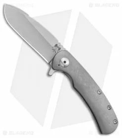 Doc Shiffer Knives Doc Shiffer Designated Marksman Knife Titanium Flipper (2.75" Plain)