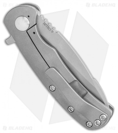 Doc Shiffer Knives Doc Shiffer Designated Marksman Knife Titanium Flipper (2.75" Plain) 5 Doc Shiffer Knives Doc Shiffer Designated Marksman Knife Titanium Flipper (2.75" Plain) - Image 3