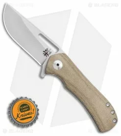 Doc Shiffer Knives Doc Shiffer V3 Recon Frame Lock Knife OD Green Micarta (2.75" Stonewash) -Avokelavavat Sales Store Doc Shiffer V3 Recon Knife OD Green Micarta 2.75 Stonewash BHQ 119823 LS Bottlecap