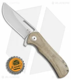 Doc Shiffer Knives Doc Shiffer V3 Recon Knife OD Green Micarta (3" Stonewash) -Avokelavavat Sales Store Doc Shiffer V3 Recon Knife OD Green Micarta 3 Stonewash BHQ 119826 LS Bottlecap