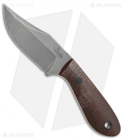 Doyle Knives Mini Bowie Fixed Blade Knife Burlap Micarta (3" Acid SW) 3 Doyle Knives Mini Bowie Fixed Blade Knife Burlap Micarta (3" Acid SW)