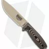 ESEE Knives ESEE-4PDT-005 Fixed Blade Knife Coyote/Black 3D G-10 (4.5" Tan)