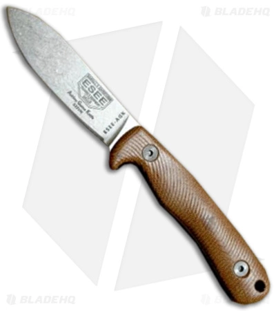 ESEE Ashley Emerson Game Knife Brown Micarta (3.5" SW S35VN) ESEE-AGK35V 3 ESEE Ashley Emerson Game Knife Brown Micarta (3.5" SW S35VN) ESEE-AGK35V