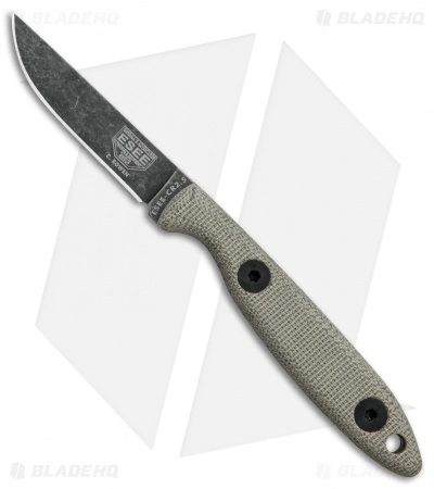 ESEE Knives ESEE Camp-Lore Cody Rowen CR2.5 Bushcraft Fixed Blade Knife (2.5" Black SW) 3 ESEE Knives ESEE Camp-Lore Cody Rowen CR2.5 Bushcraft Fixed Blade Knife (2.5" Black SW)