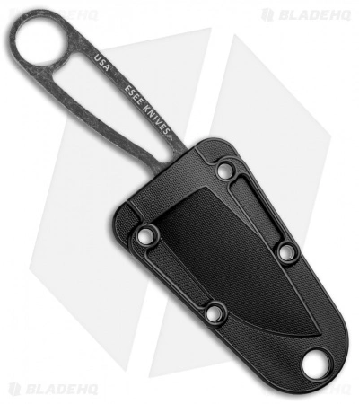 ESEE Knives ESEE Izula Black Oxide Survival Fixed Blade Neck Knife W/sheath (2.9" Black) 5 ESEE Knives ESEE Izula Black Oxide Survival Fixed Blade Neck Knife W/sheath (2.9" Black) - Image 3