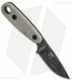 ESEE Knives ESEE Izula-II Black Oxide Survival Fixed Blade Neck Knife Tan (2.9" Black) -Avokelavavat Sales Store ESEE Izula II Black Oxide Survival Neck Knife Tan Black BHQ 87234 jr spine