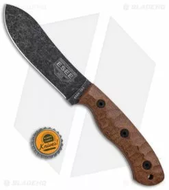 ESEE Knives ESEE JG5 Fixed Blade Knife Brown Micarta (4.8" Black Oxide) -Avokelavavat Sales Store ESEE JG5 Brown Micarta Black Oxide ESJG5 BHQ 88556 jr bottlecap