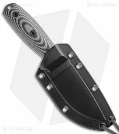 ESEE Knives ESEE-3PMB-002 Fixed Blade Knife Gray/Black G-10 (3.88" Black) -Avokelavavat Sales Store ESEE Knives ESEE 3PMB 002 Gray Black G 10 Black BHQ 105742 jr sheath