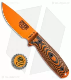 ESEE Knives ESEE-3PMOR-006 Fixed Blade Knife Orange/Black G-10 (3.9" Orange) 11 ESEE Knives ESEE-3PMOR-006 Fixed Blade Knife Orange/Black G-10 (3.9" Orange) -Avokelavavat Sales Store ESEE Knives ESEE 3PMOR 006 Orange Black G 10 Orange BHQ 105766 jr bottlecap