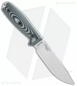 ESEE Knives ESEE-4 Fixed Blade Knife 3D Black/Gray G-10 (4.5" Stonewash S35VN) -Avokelavavat Sales Store ESEE Knives ESEE 4 3D Black Gray G 10 SW 4P35V 002 BHQ 118461 jr spine